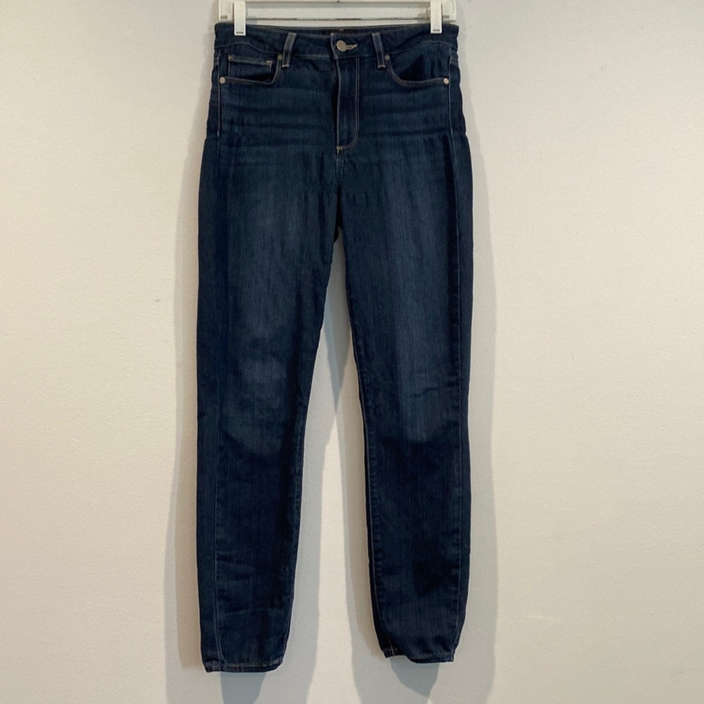 Paige Hoxton Ankle Medium Wash Skinny Jeans - Size 28